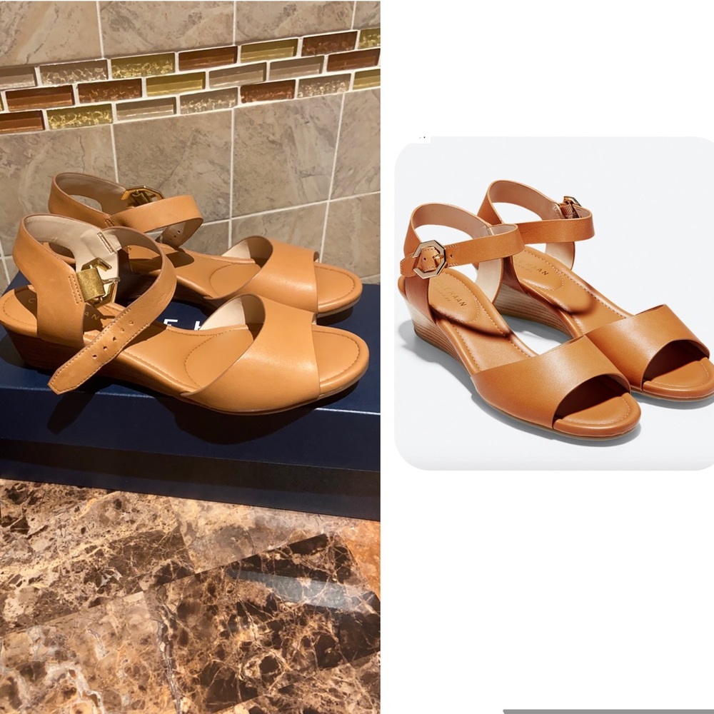 NWT Cole Haan Tan Leather Sandals